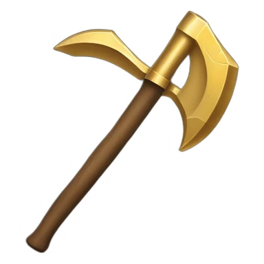 pickaxe gold sticker
