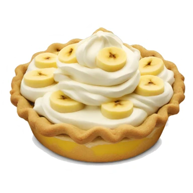 banana cream pie sticker