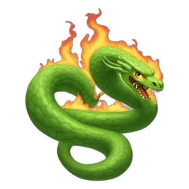 hydra-with-fire sticker