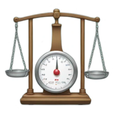 weighing machine sticker
