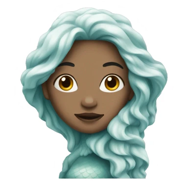 white-mermaid sticker