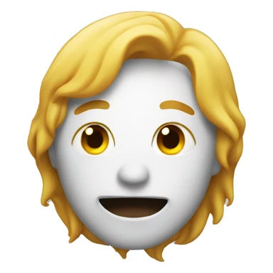 Emoji sonrojado llorando  sticker