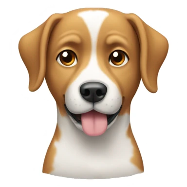 Dog typing sticker