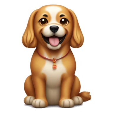 Chinese crusted dog sticker