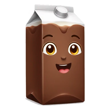 chocolate milk carton matilde sticker