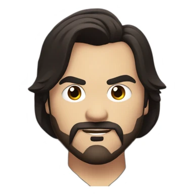 Matt berry vampire smirk sticker