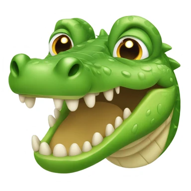 smiling crocodile  sticker