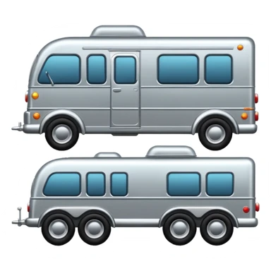 car pulling a trailer  sticker