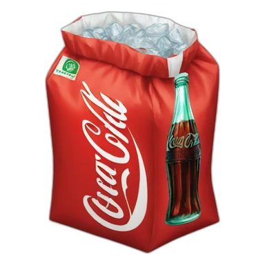 Coke bag sticker