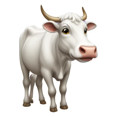  religious nimbus cow sticker