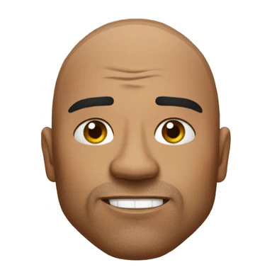 The rock withone raised eyebrow sticker