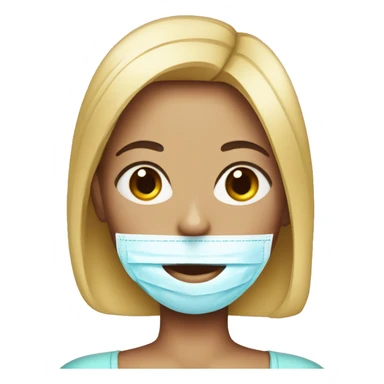 Female with plastic surgery  sticker