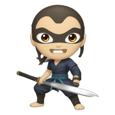 Inosuke Hashibira dans l’animé démon slayer sticker