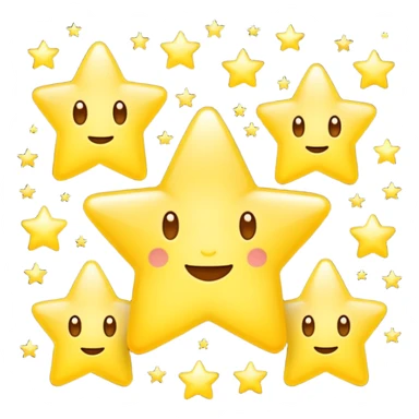 cute ones please stars  sticker