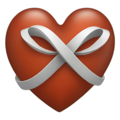 Coeur avec le symbole infini sticker