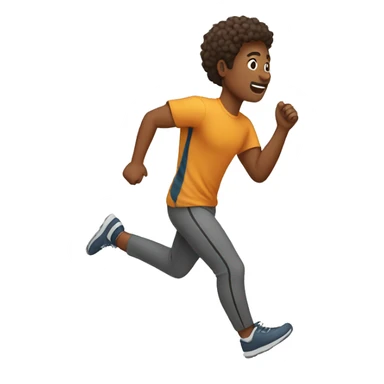 someone running for the hills sticker