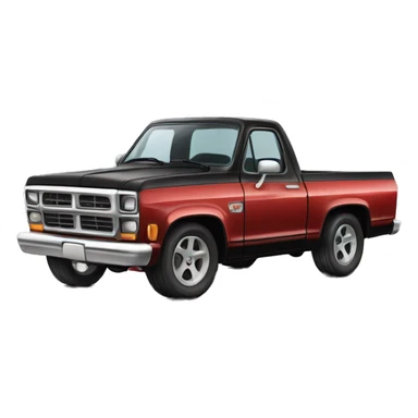 Cartuned pickup truck  sticker