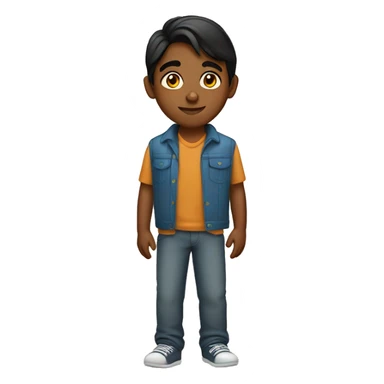 A 15 year old indian boy  sticker