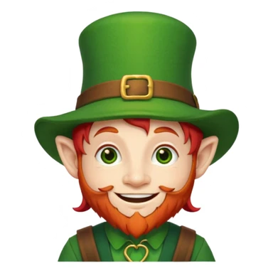 cute leprechaun sticker