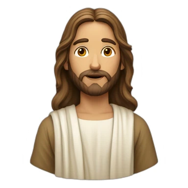 jesus qui fais un câlin à une fille sticker