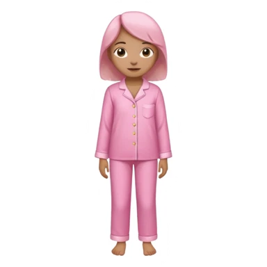 only a pink blouse and pants pijama sticker