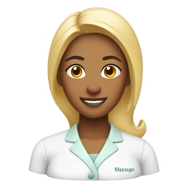 Massage therapist sticker