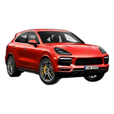 Porsche Cayenne coupe 2023 sticker