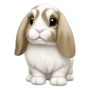 Holland lop bunny sticker
