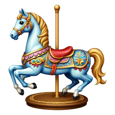 Carousel horse
 sticker
