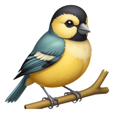 Tit Bird sticker