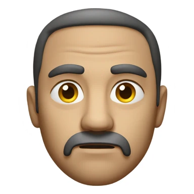 A man staring sticker