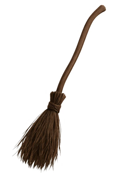 Halloween broomstick. remove background  sticker