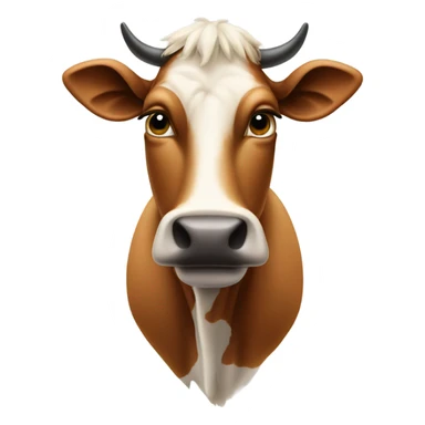 Kuh mit Blindenstock sticker