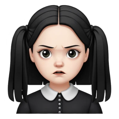 Angry Wednesday  sticker