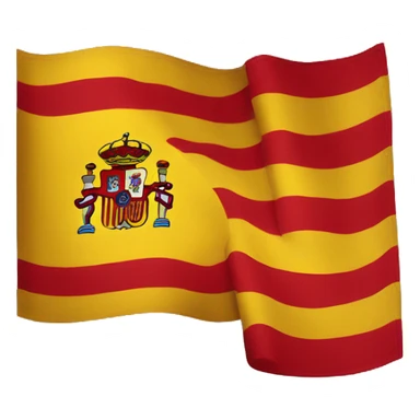 Spanish flag star sticker