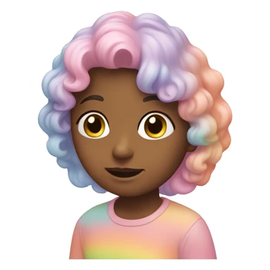 Pastel rainbow sticker