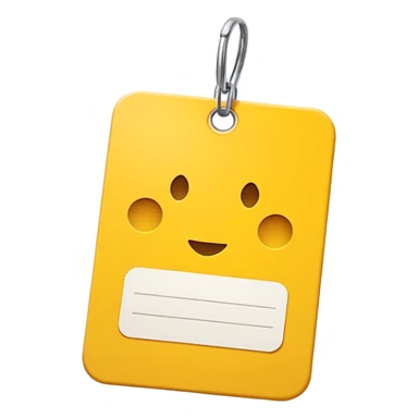  yellow white Price tag sticker