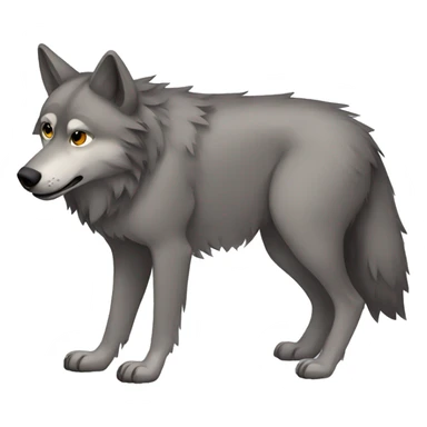 Pregnant wolf sticker