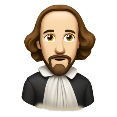 Shakespeare speaks english sticker