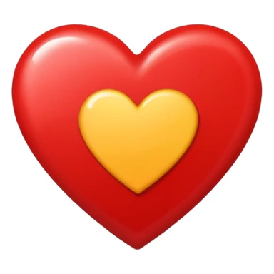 red greeting card sticker