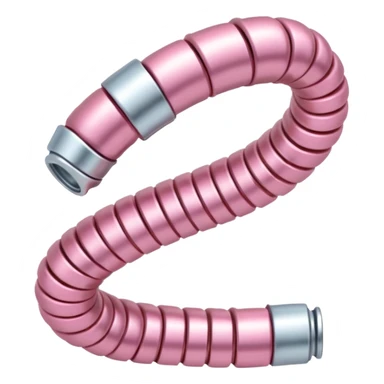 pink metallic spring  sticker