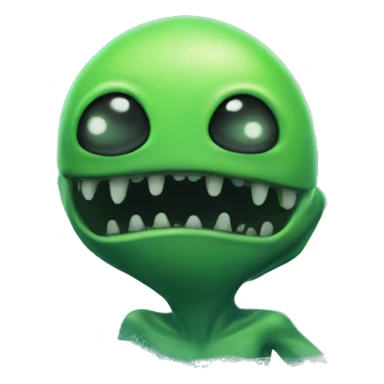 alien in the ocean sticker