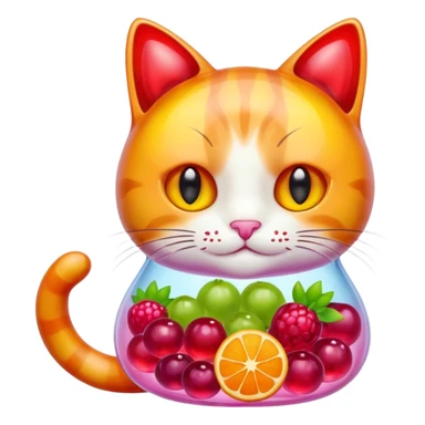 Jelly/jam cat sticker