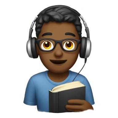 Audio book lover sticker