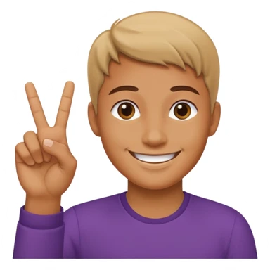 Yvl hand sign  sticker