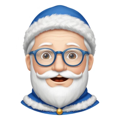 Father Frost WITH GLASSES sticker