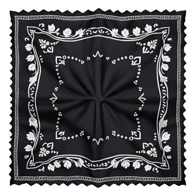 Black bandanna  sticker