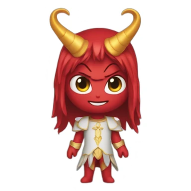 Diable et ange sticker