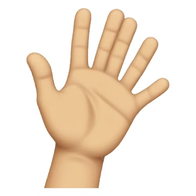 hands in shrugging pose sticker