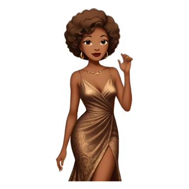 Black woman jazz singer performing outside a jazz club in Paris at night, street lamps, Parisian architecture sticker